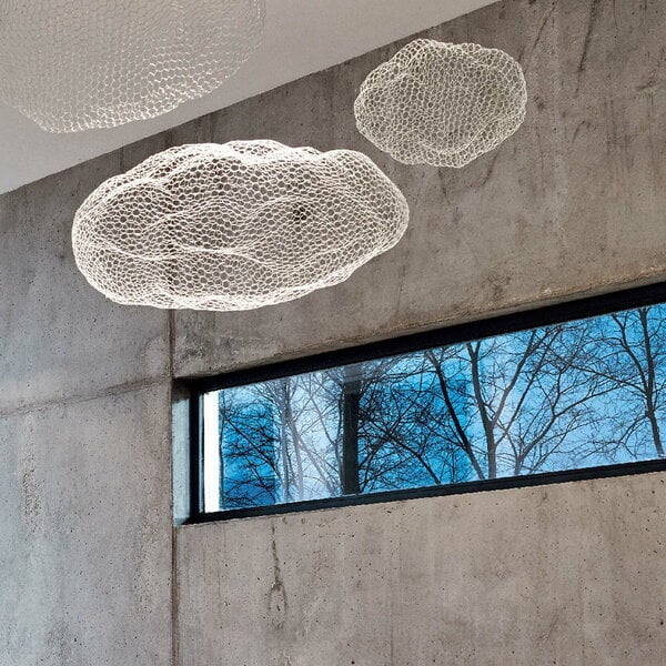 Mobiles, Cloud sculpture, small, white, White