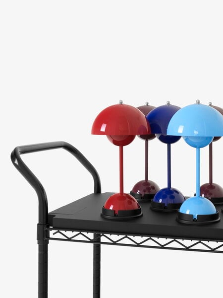 Belysning, Flowerpot VP9 bärbar bordslampa, cinnoberröd, Röd
