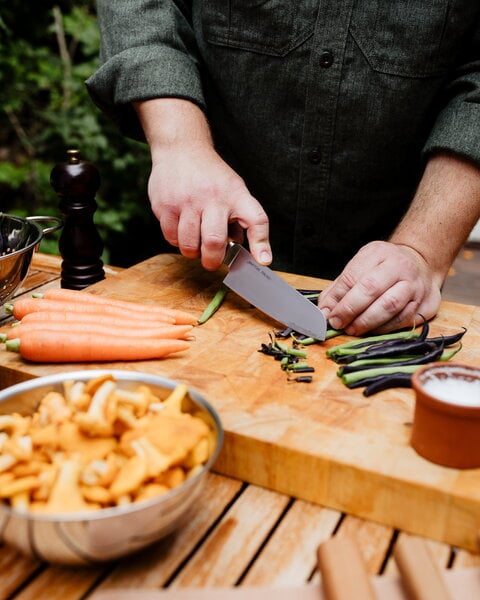 Köksknivar, Cabin Chef kockkniv, Brun