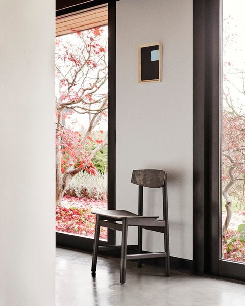 Dining chairs, Conscious 3162 chair, black beech - coffee waste black, Black