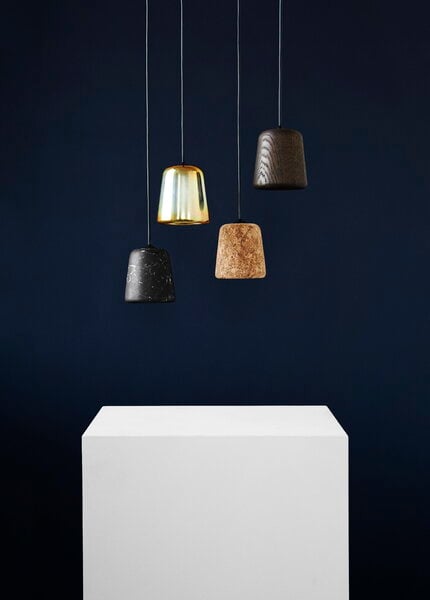 Pendant lamps, Material pendant, smoked oak, Brown