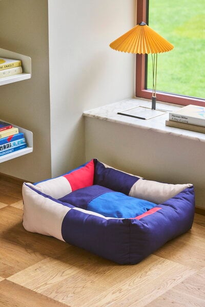 Pet accessories, HAY Dogs bed, M, red - blue, Red