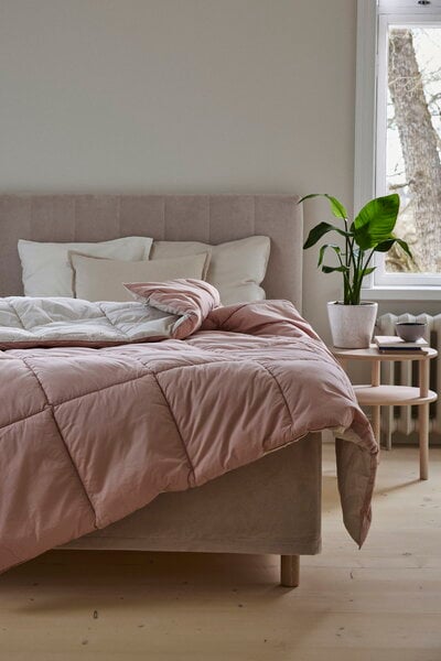 Bedspreads, Moona double bed cover, 260 x 260 cm, rose powder - mulberry, Pink