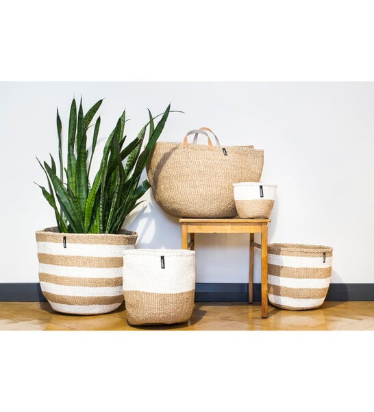 Storage baskets, Kiondo market basket, M, natural, Natural