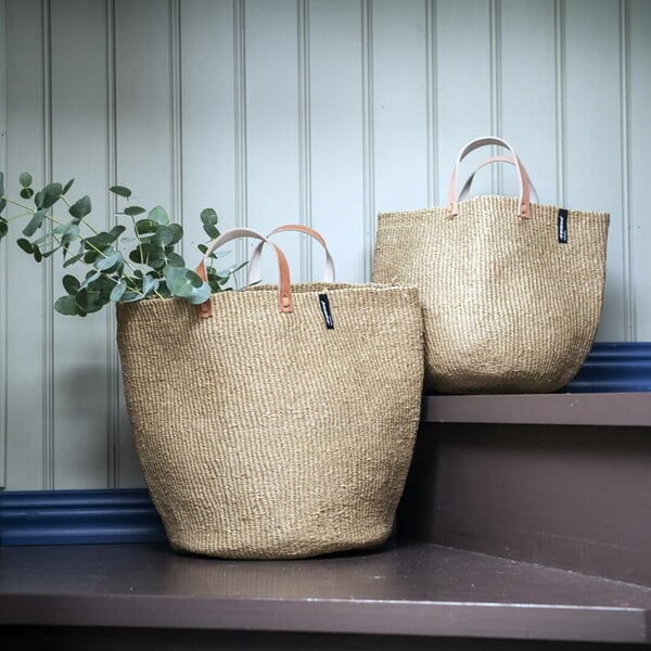 Bags, Kiondo market basket, L, brown, Brown