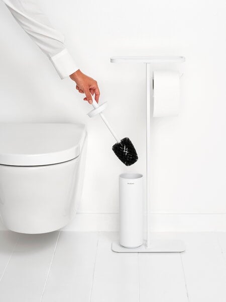 Toilet paper holders, MindSet toilet butler, mineral infinite white, White