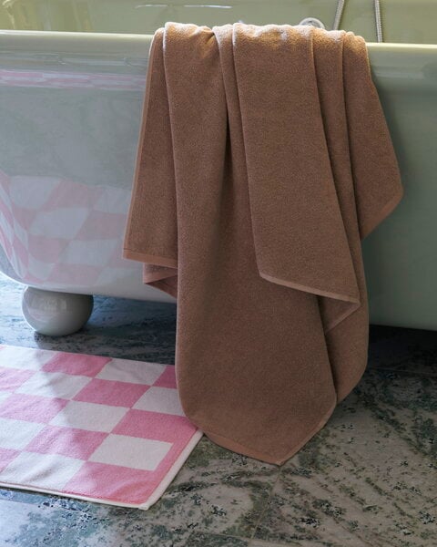 Bath rugs, Check bath mat, pink, Pink