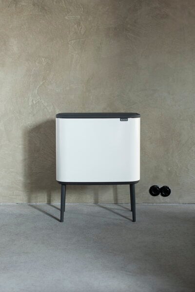 Poubelles, Bo Touch Bin 11 + 23 L, blanc, Blanc