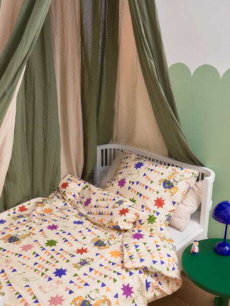 Muminprodukter, Mumin sängkläder, 120 x 160 cm, Cirkus, Flerfärgad