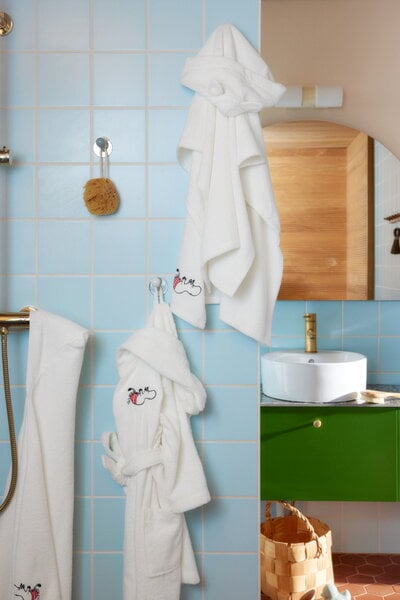 Peignoirs de bain, Peignoir pour enfant Moomin, Moomintroll, Blanc