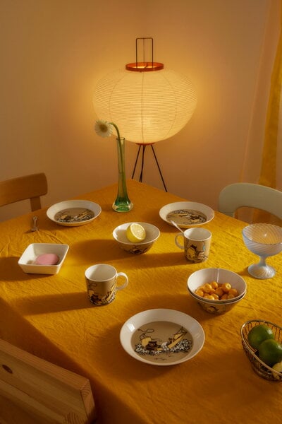 Plates, Moomin plate, Muskrat, beige, Beige