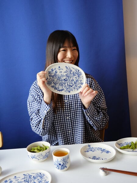Serveware, Moomin serving plate, 17 cm, Haru, White
