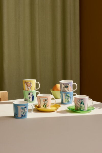 Tasses et mugs, Tasse Moomin, 0,4 L, ABC, E, Rose