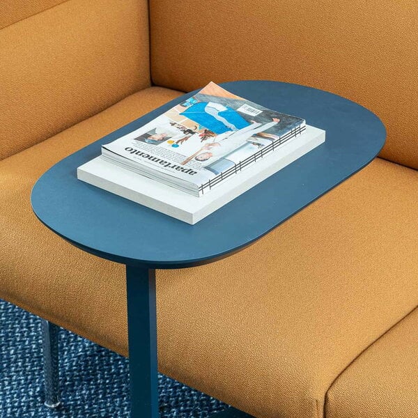 Side & end tables, Relate side table, h. 60,5 cm, blue grey, Gray