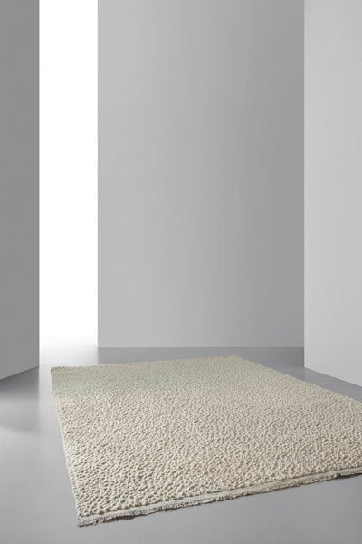 Wool rugs, Myky rug, 200 x 300 cm, off-white, White