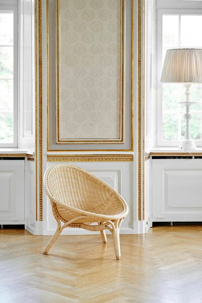 Armchairs & lounge chairs, Rana lounge chair, natural rattan, Beige