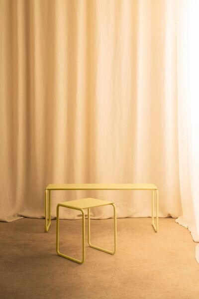 Patio chairs, Sine stool, yellow, Yellow