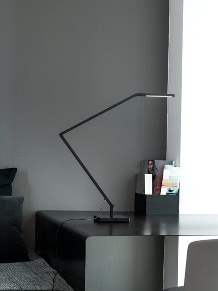 Lampes de bureau, Lampe de table avec pied Untitled Linear, Noir