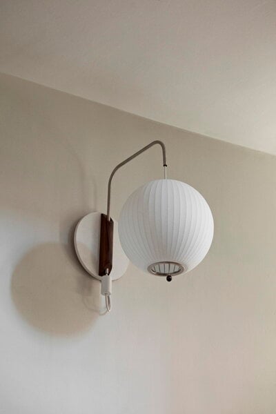 Wall lamps, Nelson Ball wall sconce, White