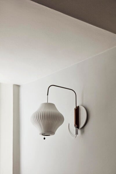 Wall lamps, Nelson Pear wall sconce, White