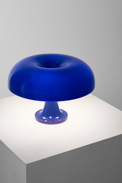 Arredo natalizio, Lampada da tavolo Nessino, blu Klein, ed. speciale, Blu