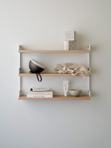Wall shelves, New Works Tea shelf, oak, White
