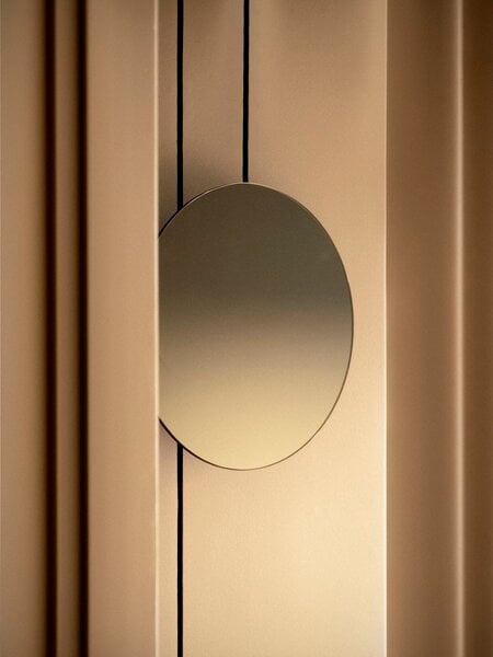 Wall mirrors, Rise & Shine wall mirror, black steel, Black