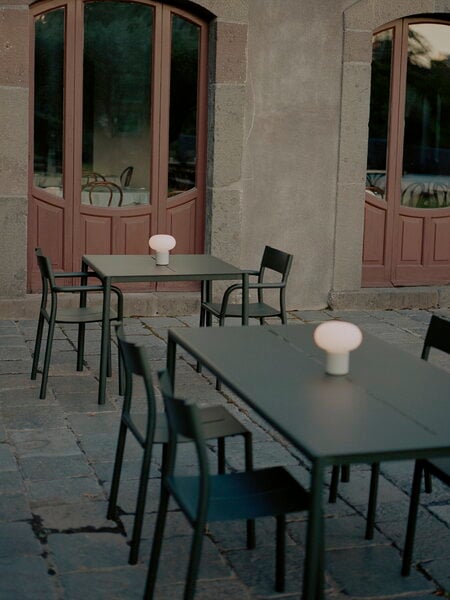 Patio tables, May table, 85 x 85 cm, dark green, Green