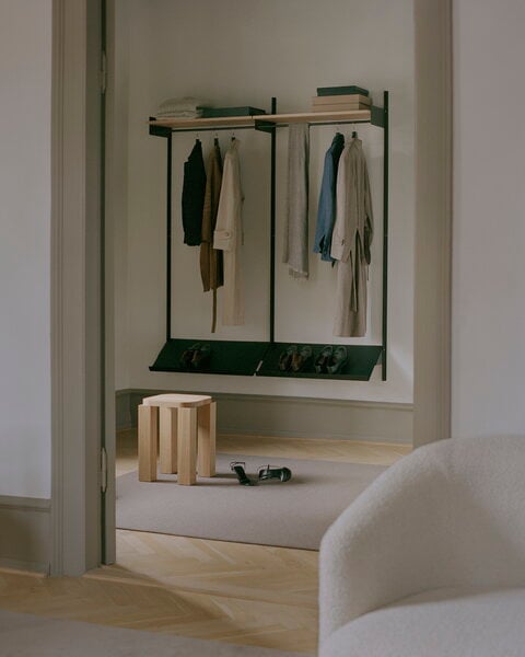 New Works Atlas stool, natural oak | Finnish Design Shop UK