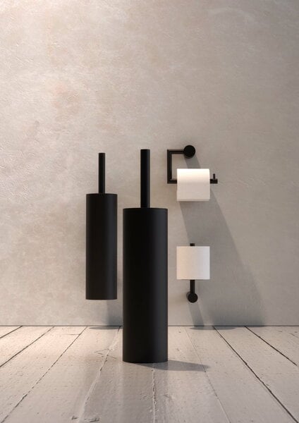 Toilettenpapierhalter, Toilettenpapierhalter 1 Nova2, schwarz, Schwarz