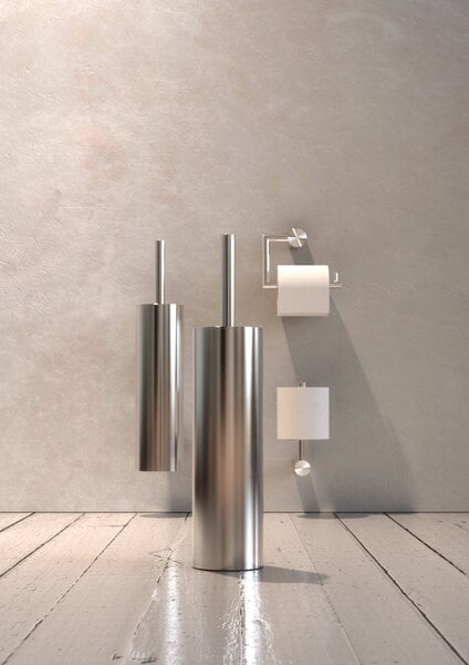 Toilet paper holders, Nova2 toilet paper holder 1, brushed steel, Silver
