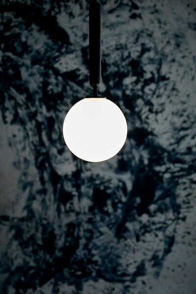 Pendant lamps, Miira 1 pendant, rock grey - opal white, White