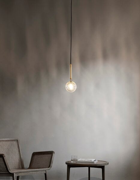 Pendant lamps, Miira 1 pendant, brass - optic clear, Gold