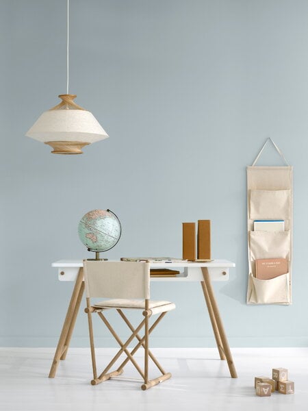 Pendant lamps, Ron pendant, washi-paper - bamboo, White