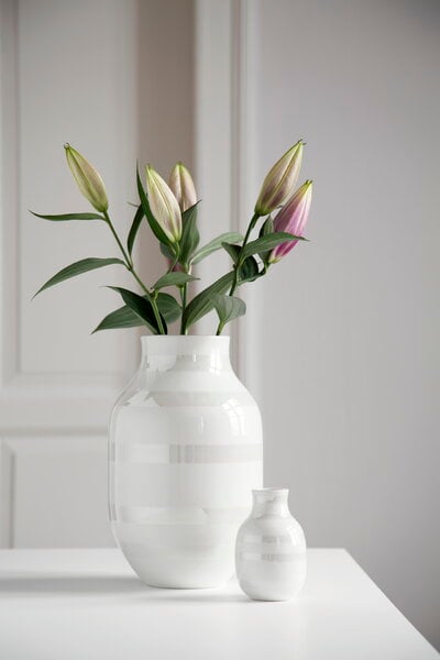 Kähler Omaggio vase, large, pearl | Finnish Design Shop