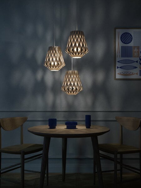 Pendant lamps, Pilke Signature 28 pendant, birch, Natural