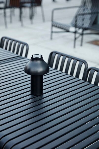 Patio tables, Palissade table, 170 x 90 cm, anthracite, Gray