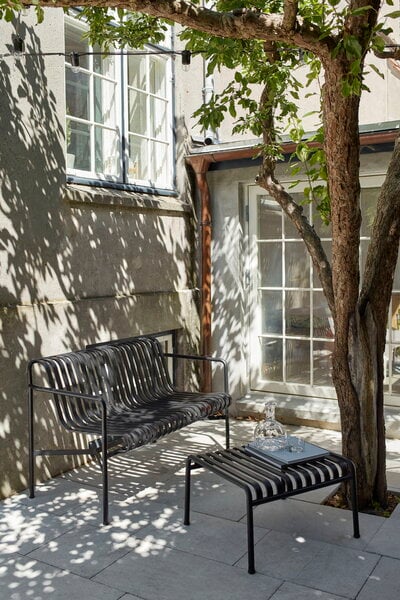 Patio chairs, Palissade ottoman, anthracite, Gray