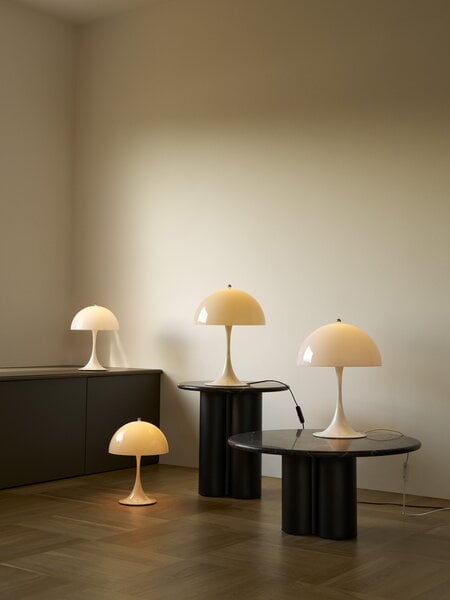 Louis Poulsen Panthella 250 Portable table lamp, opal white