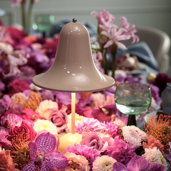 Exterior lamps, Pantop Portable table lamp 18 cm, dusty rose, Pink
