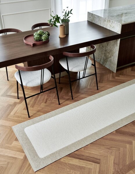 Tappeti in plastica, Tappeto Ilda, 70 x 120 cm, beige - vaniglia, Beige