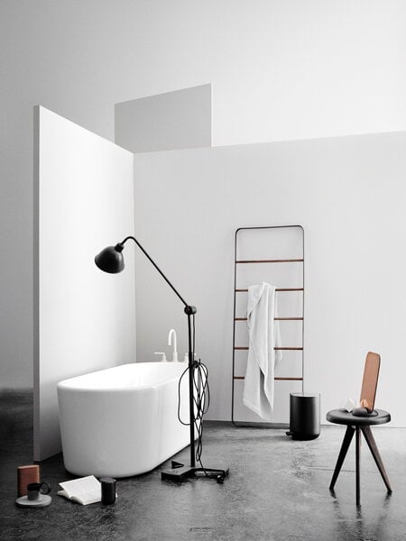 Bathroom accessories, Towel ladder, black - dark ash, Black