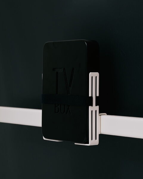 TV-tasot, Box Mount teline, S, pearl, Valkoinen