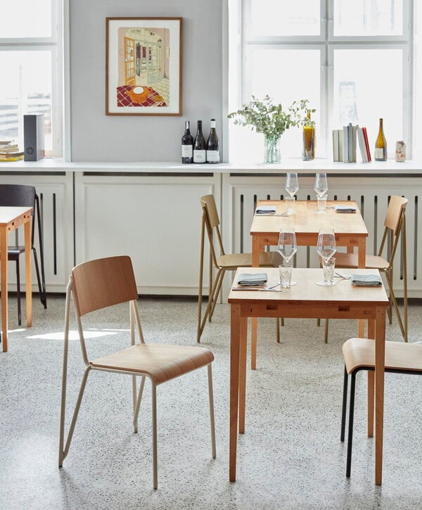 Dining chairs, Petit Standard chair, clay - clay, Brown