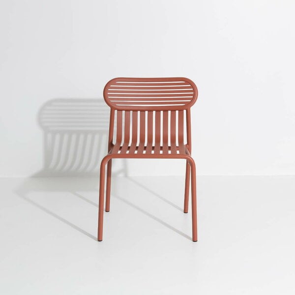 Patio chairs, Week-end chair, terracotta, Brown