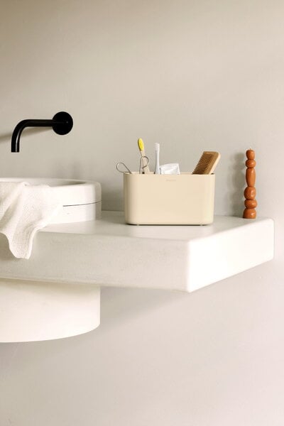 Accessori per il bagno, Contenitore da bagno ReNew, beige chiaro, Beige