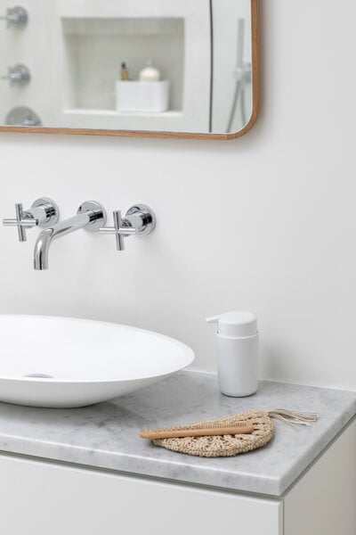 Bathroom accessories, ReNew soap dispenser, white, White