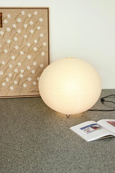 Floor lamps, Rice paper shade, 56 cm, white, White