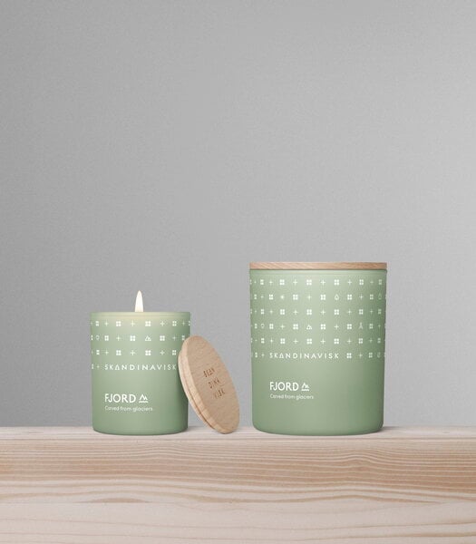 Scented candles, Scented candle with lid, FJORD, small, Green
