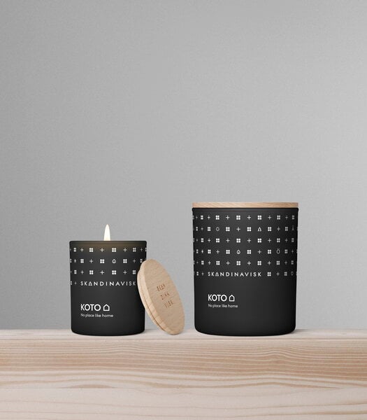 Scented candles, Scented candle with lid, KOTO, small, Black